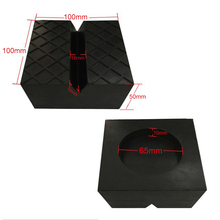 10cm Car Jack Pad Anti-slip Big Jacking Lifting Car Rubber Pad Slotted Frame Rail Floor Jack Guard Adapter Auto Car Repair Tool 2024 - buy cheap