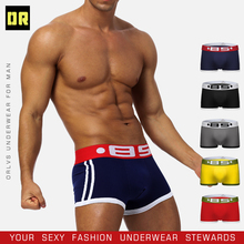Cuecas boxer masculinas de algodão, roupa íntima para homens, boxer confortável, respirável 2024 - compre barato