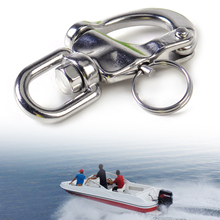 DWCX-Nuevo grillete de acero inoxidable de 7 cm, grillete de presión de alta resistencia, anillo en D, accesorio giratorio para barco marino, yate y vela 2024 - compra barato