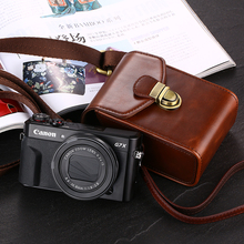 High Quality PU Digital Camera Bag Leather Case For Canon G7X Mark II G9X SX730 SX720 SX710 SX700 SX620 SX610 SX280 SX275 IS A95 2024 - buy cheap