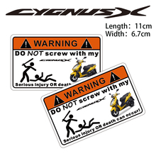 KODASKIN дешевый 2D креативный предупреждающий стикер для мотоцикла YAMAHA CYGNUS-X 2024 - купить недорого