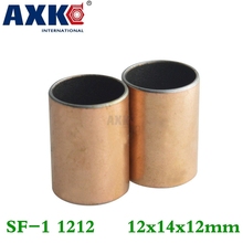 Axk manga de rolamento composto autolubrificante 50 peças, tamanhos 1212 12x14x12mm, sf1 2024 - compre barato