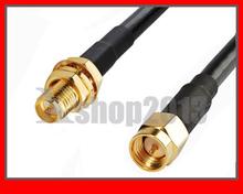 Cable SMA de puente RF de 1M a conector de RP-SMA, Cable Pigtail de mampara LMR195, 10 Uds. 2024 - compra barato