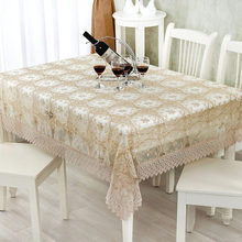 Toalha de mesa bordada, toalha multiuso de vidro com fio de café 2024 - compre barato