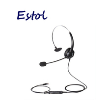 HD voice Hion For600 RJ9 Crystal QD cable Monaural Single ear call center headset,telephone earphone,VoIP Phone headphone 2024 - buy cheap