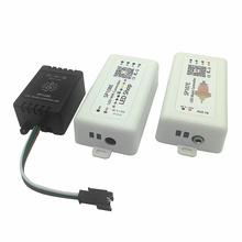 Sp108e-controlador de música led ws2811 ws2812b, wi-fi, sp6812, sp105e, bluetooth, apa102, sp110e, ws2801 pixels, faixa de led