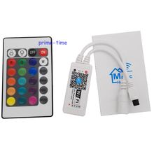 Controlador remoto para tira de luces LED RGBW y RGB, controlador de luz LED RGBW con Wifi, 12V de CC, 24 teclas, RGB, RGBW 2024 - compra barato
