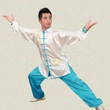 Chinese Warrior Costume Tai Chi Clothing Shaolin Kung Fu Uniform Embroidery Traditional Tang Suit Tai Chi Wushu Costume TA1485 2024 - buy cheap