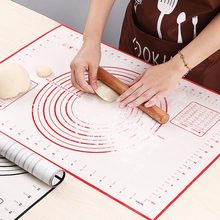 Reusable Silicone Baking Mat Non-stick Oven Eco-Friendly Rolling Dough Mat Pad Large Kitchen Dining Tools Baking Accessories Hot 2024 - buy cheap