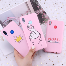 Силиконовый чехол для телефона Xiaomi Mi Redmi Note 5 6 7 8 9 lite Pro Plus Pricess Girl Heart Tumblr Candy 2024 - купить недорого