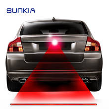 Red Line Anti Collision Rear-end Laser Tail Fog Light Car Brake Parking Lamp Rearing Warning Light Auto Styling 2024 - buy cheap