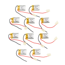 10pcs 3.7V 150mAh 30C Lipo Battery 651723 S yma s107 S kytech M3 RC Replacement Spare Parts 2024 - buy cheap