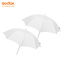 2 шт. Профессиональный полупрозрачный Зонт Godox 40 ''102 см, белый мягкий зонт для фотостудии, светильник для вспышки 2024 - купить недорого