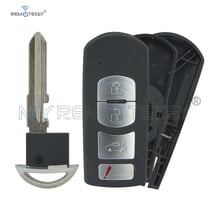 Remtekey WAZSKE13D01 for Mazda CX-5 2013 2014 smart key case 4 button key cover 2024 - buy cheap