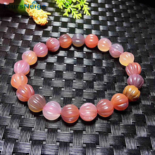 Wholesale Color Natural Crystal Bracelets Pumpkin Beads Hand String Lucky for Girl Women Women Single lap Crystal Jewelry 2024 - buy cheap