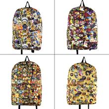 Anime uma peça zip mochila luffy lei náilon mochila de ombro mochila packsack estudante cosplay saco de livro de viagem portátil 2024 - compre barato