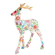 Скандинавская креативная скульптура для живописи оленей, статуэтка Cervidae, украшение для дома из смолы с животными, R1723 2024 - купить недорого