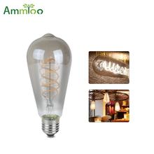 Винтажная Светодиодная лампа E27 светодиодная лампа накаливания лампа 220 В диммер лампада светодиодные ретро лампы ампулы для гостиной/спальни/гостиной декора 2024 - купить недорого