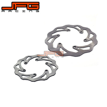 Jfg-disco de freio com rotor ondulado, 220mm e 260mm, para ktm, sx, xc, exc, xcw, 2006-2012, tc, tx, fx 2005-2011, te fe 2005-2011 2024 - compre barato