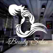 Unisex Hair Salon Wall Decal Beauty Salon Sticker Barbershop Scissor Vinyl Window Decals Decor Mural Hairdresser Glass Sticker 2024 - buy cheap