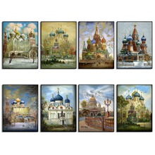 5D Diamond Painting Kremlin Castle Full Square / Round Diamond Embroidery Handmade Hobby & Crafts Mosaic Cross Stitch Home Decor 2024 - buy cheap