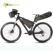 Rockbros Waterproof Bicycle Bag Bike Front Bag Handlebar Basket Top Tube Pack Travel Cycling Rear Seat Saddle Bag Accessories 2024 - buy cheap