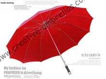 12ribs 134cm open diameter alloy straight business drag spring umbrellas.14mm aluminum shaft and fiberglass ribs,anti-thunder 2024 - buy cheap