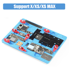 PCB Holder Repair Fixture for iPhone X XS XS MAX Motherboard Planting Tin With BGA Reballing Stencil A11 Remove Black Glue 2024 - buy cheap