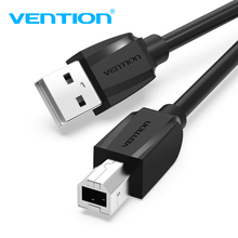 Кабель Vention USB 2,0 для печати, USB 2,0 Type A-B, кабель для синхронизации данных, USB-сканер для принтера HP, Canon, Epson, 1 м, 2 м 2024 - купить недорого