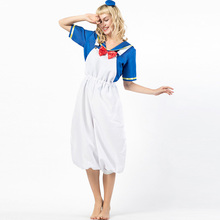 Halloween Masquerade Party Women Sailor Costume Navy Soldier Uniforms Duck Cosplay Costume Overalls Donald Duck Cosplay Costumes 2024 - buy cheap