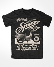 Simson Schwalbe Die Legende T-Shirt Kult S50 S51 Ddr Trabant Ostkult Weltkulture 2019 Summer Style Fashion Men Short T Shirt 2024 - buy cheap