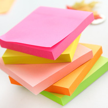 5 pcs/Lot 100 sheets Fluorescent color sticky notes for marker classification Macaron memo pad post Office School supplies A6971 2024 - buy cheap