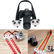 Acessório de proteção para câmera, banda adorável de arco-íris mikeycamera correia de proteção para canon nikon sony pentax 550d 70d 60d 60d d7000 10 peças 2024 - compre barato