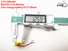 5pcs Liter energy battery Good Qulity 3.7V,200mAH,801220 Polymer lithium ion / Li-ion battery for TOY,POWER BANK,GPS,mp3,mp4 2024 - buy cheap