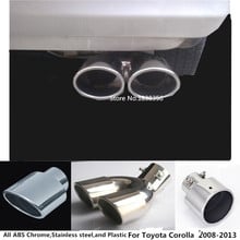 For Toyota Corolla Altis 2008 2009 2010 2011 2012 2013 Car Muffler End Pipe Outlet Dedicate Stainless Steel Exhaust Tip Tail 2024 - buy cheap