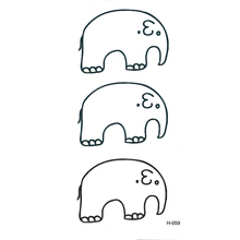 elephant Waterproof Temporary Tattoo Sticker Sexy Product Temporary Body Art Tatoo 2024 - buy cheap