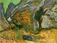 art Oil paintings The gully Peiroulets Vincent Van Gogh reproduction Handmade High quality 2024 - buy cheap