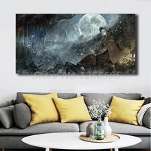 Bloodborne HD de muñeco liso, papel tapiz en lienzo, pintura impresa, decoración moderna del hogar, arte de la pared, pintura al óleo 2024 - compra barato