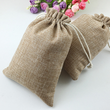 Bolsa de algodón con cordón, bolsas de yute de 7x9cm, 30 Uds., bolsos pequeños para mujeres/comida/Embalaje de joyería, bolsas de embalaje de regalo 2024 - compra barato