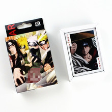 54 Sheets/Set Anime Naruto The Akatsuki Organization Poker Cards Cosplay Board Game Cards Collection Playing Cards 2024 - buy cheap