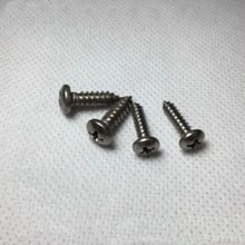 4pcs M4 TA2 Titanium self-tapping Phillips Screw GB845 Pure titaniums Round head cross screws 10mm-30mm Length 2024 - buy cheap