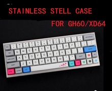 stainless steel bent case for xd60 xd64 gh60 60% custom Mechanical keyboard acrylic panels 2024 - buy cheap