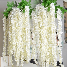1pcs 30cm Home fashion artificial hydrangea party romantic wedding decorative silk garlands of artificial flowers silk wisteria 2024 - buy cheap