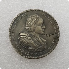 Poltina rusa de copia de monedas conmemorativas, réplica de monedas, medallas, coleccionables, 1721 2024 - compra barato