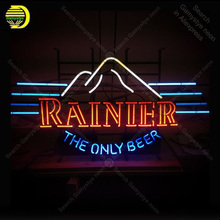 Neon Sign for Rainier the only Beer neon Light Sign Beer Pub Sign real glass Tubes Handcrafted Store Display Neon signs Fil Gas 2024 - buy cheap