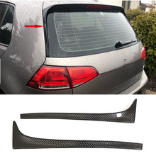 Carbon Fiber / Gloss Black Auto Car-styling Rear Roof Wing Lip Side Spoiler for Volkswagen Golf 7 MK7 7.5 2014 - 2018 Non GTI R 2024 - buy cheap