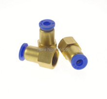 Lot10 1/4" to 6mm Pneumatic Connectors Female straight one-touch fittings BSPT 2024 - buy cheap