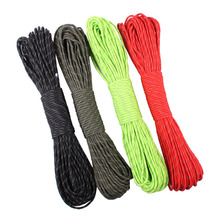 GEGEDA-Paracord reflectante de 7 hebras, 12 colores, 550lb, 100FT100 pies/31 metros de supervivencia, paracaídas de 7 hebras 2024 - compra barato