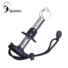 QUIANTU Portable Fishing Grip Stainless Steel Handle Grab Carp  15kg Weight Fish Lip Gripper Tackle Tackle Tool Alicate De 2024 - buy cheap