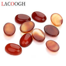 Fashion Bulk 10pcs 10*14mm 13*18mm Round Flatback Onyx Bead Cabochons Beads Natural Stone Beads for DIY Jewelry Making Findings 2024 - buy cheap